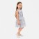 New Year. Children's dress with sequins KAFTAN, p. 36 (134-140), gray