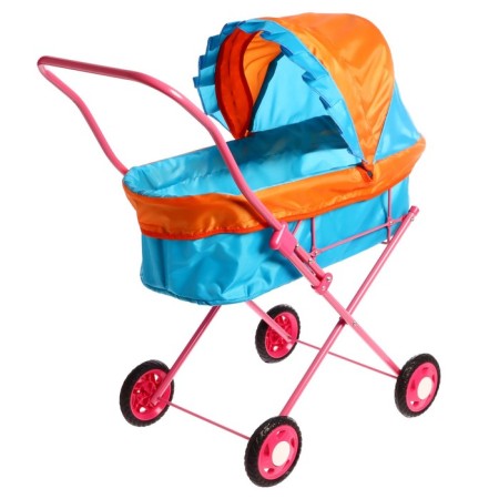 Puppet stroller No. 3, Orange-blue color