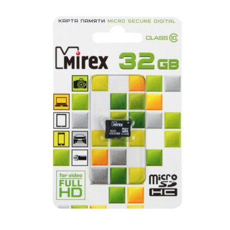 MIREX MICROSD memory card, 32 GB, SDHC, class 10-1