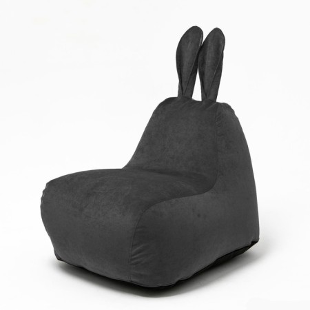 Milk-Milk chair, size 80x90 cm velor, black color