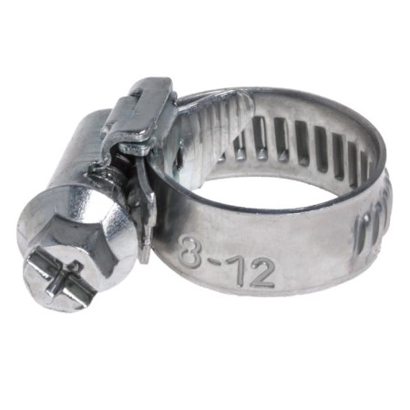 AIRLINE clamp, 8-12/9 mm, worm, galvanized w1