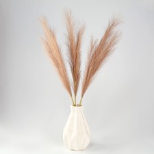 Pampas artificial grass, height 70 cm, 6 brushes, brown color