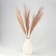 Pampas artificial grass, height 70 cm, 6 brushes, brown color