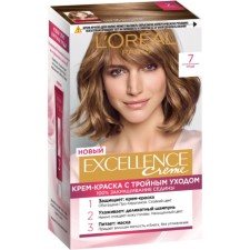 Крем-краска для волос L'Oreal Excellence Creme, тон 7 русый