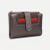 Women's wallet on the button, bronze color
