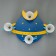 Chandelier 670608/4 E27 40W yellow-blue 50x40x26 cm Bayerlux