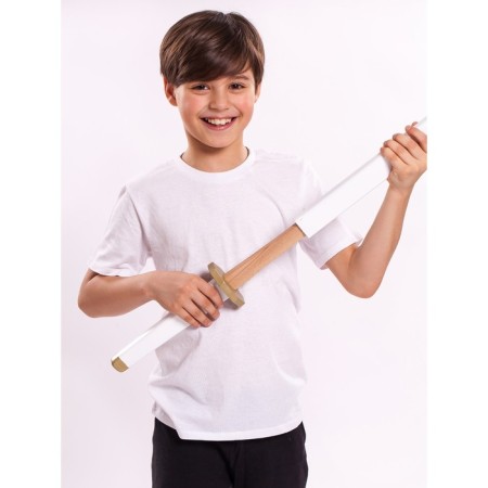 Katana wooden tree of games, scabbard, color white gold-12