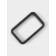 Baking forms perforated shares "rectangle", set 6 pcs, plastic, 10 × 5.5 × 2 cm, black