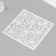 Plastic stencil "Web" 15x15 cm