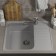 Kitchen carrier made of stone uperwood UPD-202, 600x480 mm, rectangular, smoke color