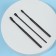 Ear cleaning set, 3 objects, d = 1.2 × 10 cm, in case, black color