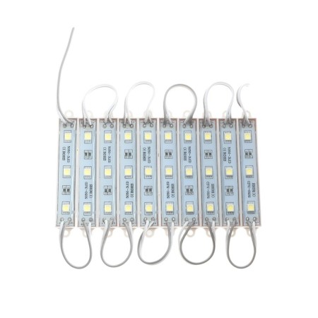 Salon LED backlight, 3 LED, 9x1.1 cm, 12 V, IP68, adhesive base, white light-1