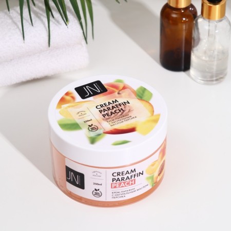 Jessnail cream-paraffin, with natural peach oil, 250 ml-1