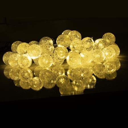 Garden LED lamp FAZ, SLR-G05-30Y, balls, solar battery