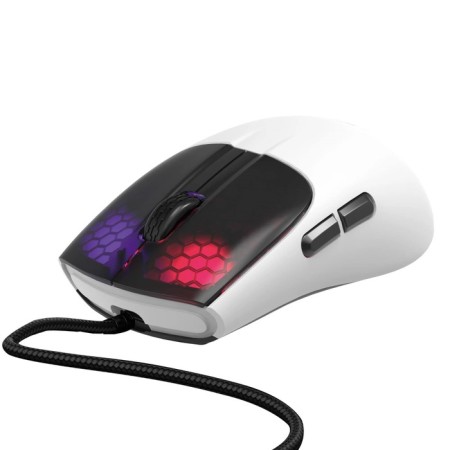 MARVO M727 mouse, game, wired, optical, backlight, 12000 dpi, white-2