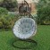 Hindi pillow for swing, diameter 115 cm, turquoise color