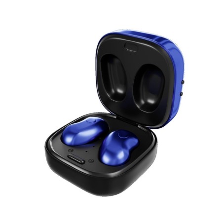 Headphones More Choice BW22S, TWS, wireless, vacuum, BT 5.1, 200mach, microphone, blue-4