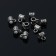 Kulon holder 1 × 0.6 × 0.7 cm, (set 10 pcs.), Silver color