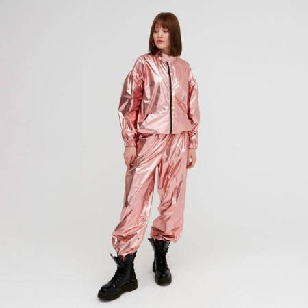 Women's pants Minaku: Trend Zone, pink color, size 44, height 170-3