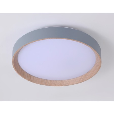 LED ceiling LED with Ambrella Light, Design, FZ1320, LED, 41 W, 3075LUM, 3000-6400K, Gray, Light Wood-4