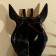 Mask "Zebra" Albezia 19x9x4 cm
