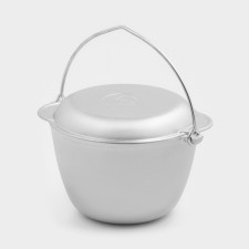 Hiking boiler, 3 l, aluminum lid, cast pens