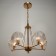 Oysteza chandelier 5he27 40W gold 52x52x42 cm Bayerlux