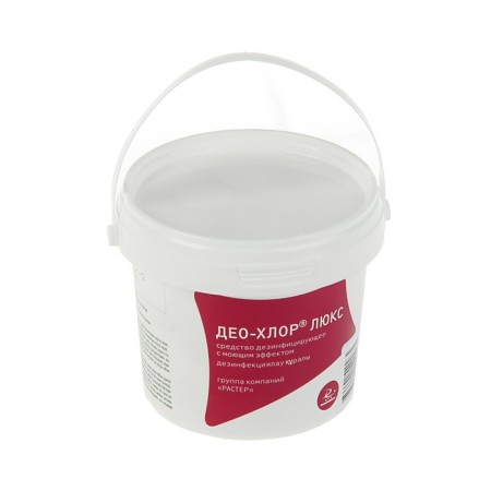 A disinfectant with a detergent effect "Deo-Clot Lux", 90 tablets of 3.4 g