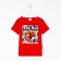 Children's T-shirt "Iron Man" Avengers, height 122-128, red