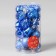 Set of jewelry plastic 24 pcs "Funny curl" 4 cm, blue
