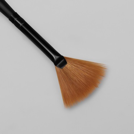 Brush -dots for nail design, fan, 15 cm, D - 0.8 cm, matte black color-3