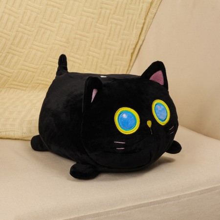Soft toy "cat", 23 cm, black color-1