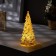 LED figure "Golden Christmas tree" 5 × 12 × 5 cm, plastic, LR44 batteries, glow warm white