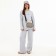 Female bag, cross-body, on lightning, khaki color