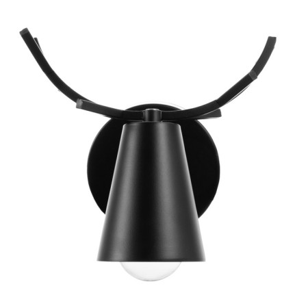 Bra "Lungo" E27 40W black 18x7x9 cm-4