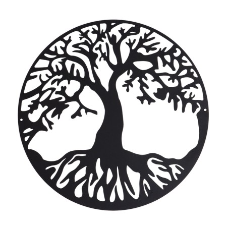 Panel "Tree of Life" Black, D-400mm-1