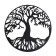 Panel "Tree of Life" Black, D-400mm