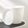 Pot for flowers with the Podon Venice, 5.5 l, d = 23 cm, white color