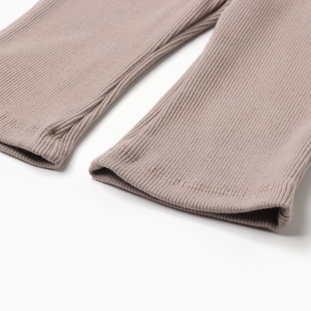 Pants (clashes) for Minaku girl, brown color, height 62-68 cm-7
