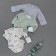 Body-Slider Children's Kinderlitto "Soft Cotton" with a long sleeve, height 56-62 cm, 3 pcs