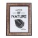 Photo frame plastic 13x18 cm "Wood drawing" with copper stroke 21.5x16.5 cm