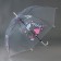 Umbrella children's "Unicorn" semi -automatic transparent, d = 90cm