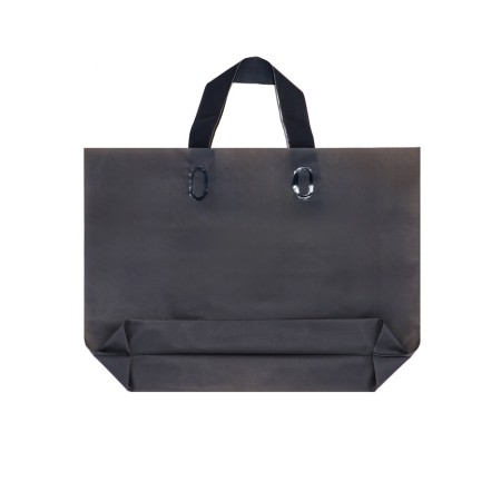 Package with loop handle black 35 x 25 x 8 cm 80 μm-1