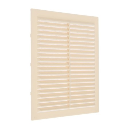 Ventilation grate "Space" L194sk, 194x194 mm, with a grid, ineffective, ivory-1
