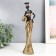 Souvenir Polystone "African with a jug in the patterned outfit" mix 7.3x5x29 cm