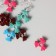 Beads for creativity plastic "Three flowers" mix set 20 g 1.9x1.9x0.9 cm
