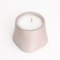 Candle "Trapezius" in the candlestick of gypsum smooth, 8x6cm, champagne
