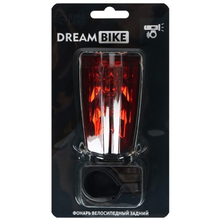 Cycling Lantern Dream Bike JY-2L-A, rear, 5 diodes, 3 modes