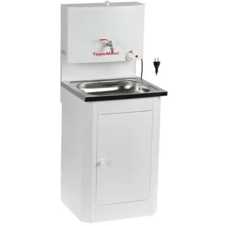 Washbuilder "Termix", with EVN, 1250 W, tank metal, stainless sink, 17 l, white