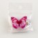 Hair hairpin -spinning "butterfly", 3.6 x 3 cm